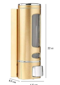 Metro Tree Wall Mount Transparent Liquid Soap Dispenser 400ml 