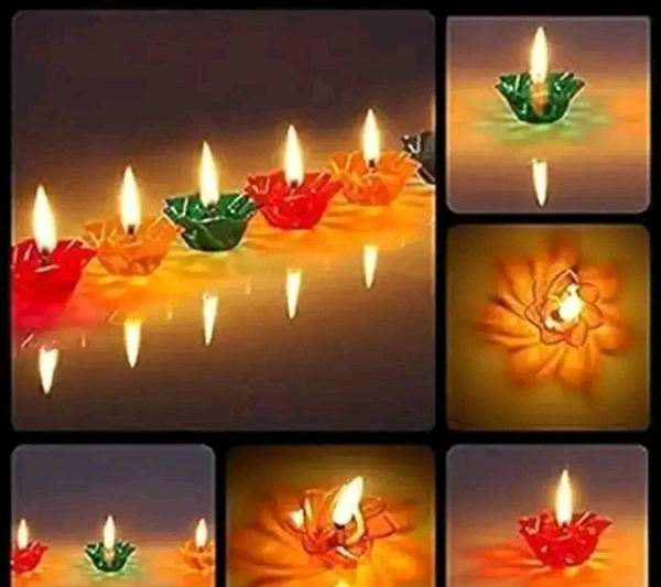 3D Reflection Diya 12pc