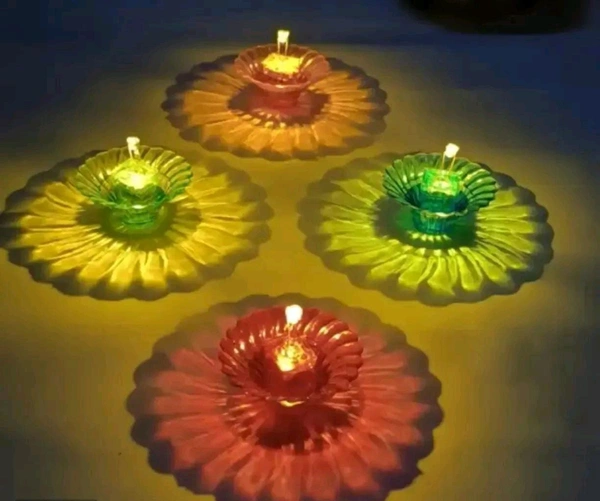 3D Reflection Diya 12pc