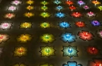 3D Reflection Diya 12pc