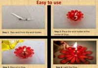 Combo Pack Of-24pc Designer 3D Reflection Diwali Diya
