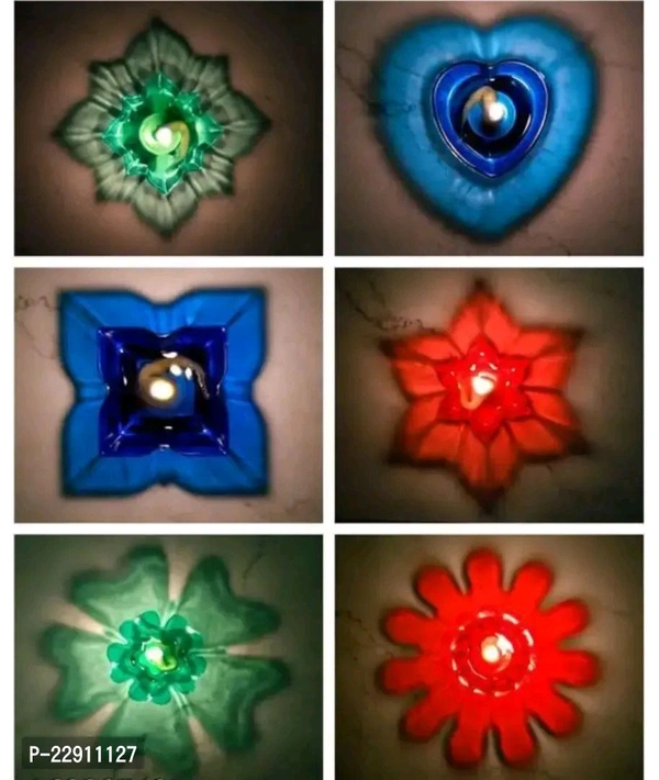 Combo Pack Of-24pc Designer 3D Reflection Diwali Diya