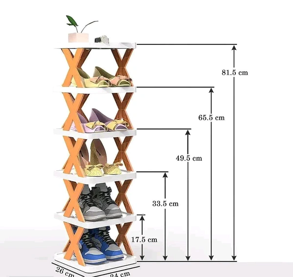 Foldable 5 Layer Shoe Rack 