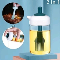 2 In 1 Oil Dispenser With Brush 
