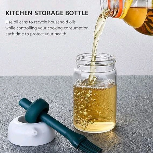 2 In 1 Oil Dispenser With Brush 