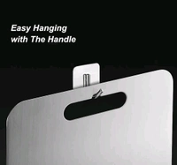 Stainless Steel Chopping Board with Peeler