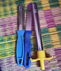 Gas Lighter with Knife Peeler (Any Color)