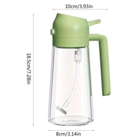 2 In 1 Oil Dispenser (Plastic 500ml)