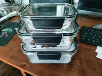 Set Of 3 Airtight Containers