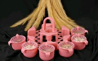 Plastic Rotating Spice Box with 6 Compartment