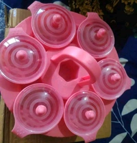 Plastic Rotating Spice Box with 6 Compartment
