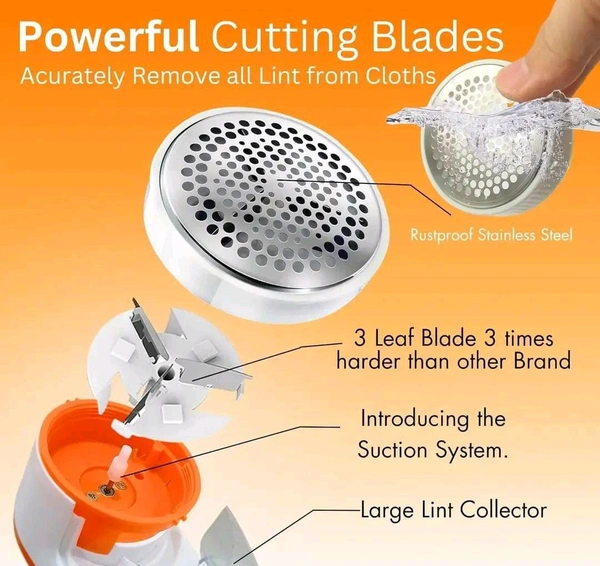 Portable Cordless Fabric Shaver Lint Remover