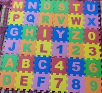 36 Pieces Mini Puzzle Foam Mat for Kids