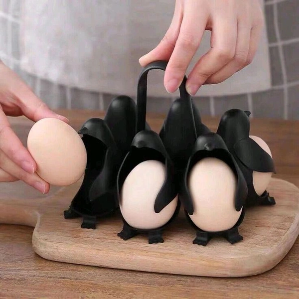 Penguin-Shaped Boiled Egg Cooker, 3-in-1 Cook