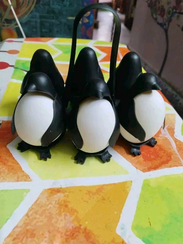 Penguin-Shaped Boiled Egg Cooker, 3-in-1 Cook