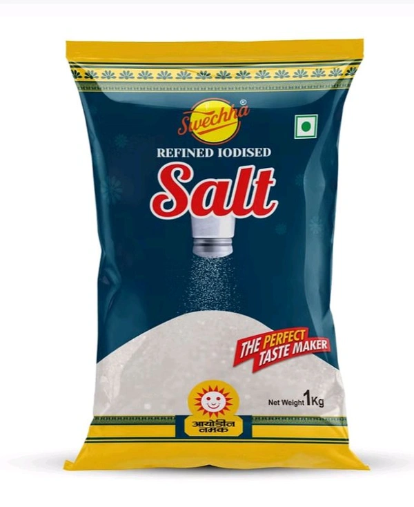 Swechha Refined Iodised Salt, 1 kg