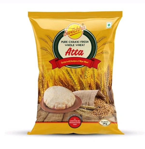 Swechha Chakki Fresh Atta, 2 kg