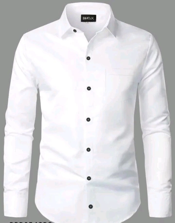 White Man Shirt  - White, Medium