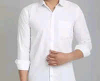 Trendy Mens  White Tshirt  - White, Large