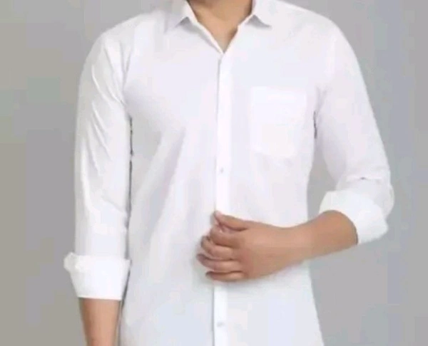 Trendy Mens  White Tshirt  - White, Large