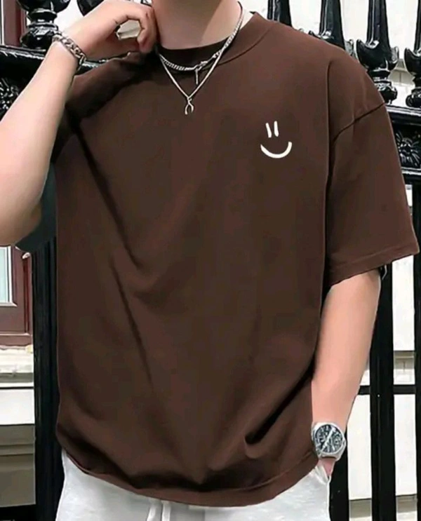 Trendy Brown T-shirt - Brown, Large