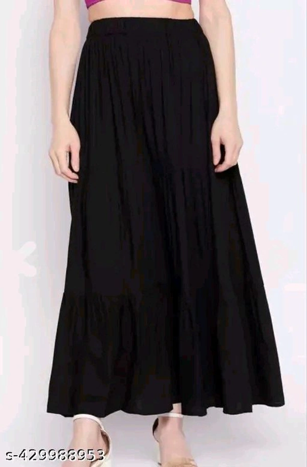 Pleated Skirts For Girls  - Black, Size