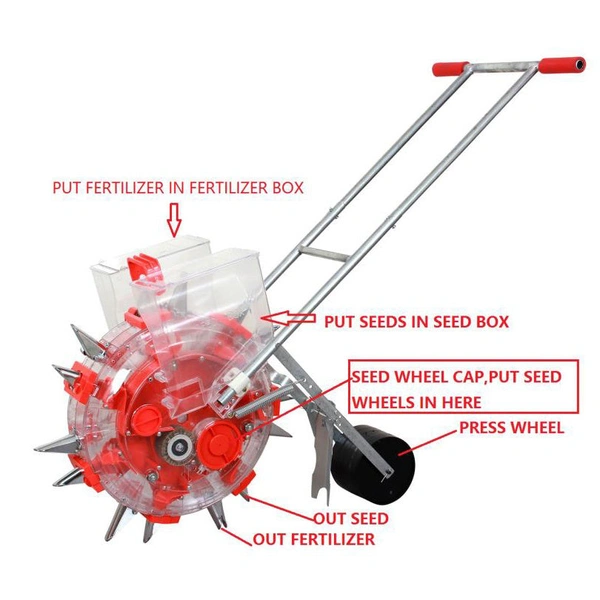 Krushi Store Hand Push Seed Drill Machine