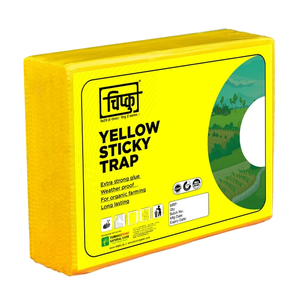 Chipku Sticky Traps - A4, Yellow, Pack of 25