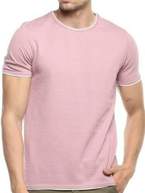T-shirts Round Neck - M, Pink