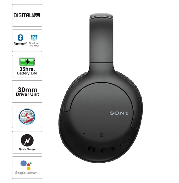 Sony WH-CH710N Wireless Noise Cancelling Over the Ear factory Headphones with warranty