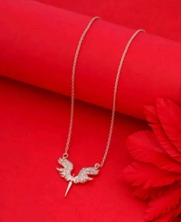 Angel Wings Pendant With Chain