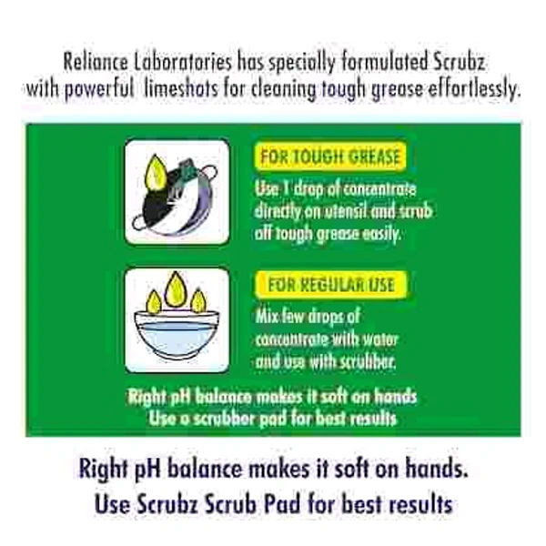 My Home Scrubz Lemon Dishwash Liquid 250ML