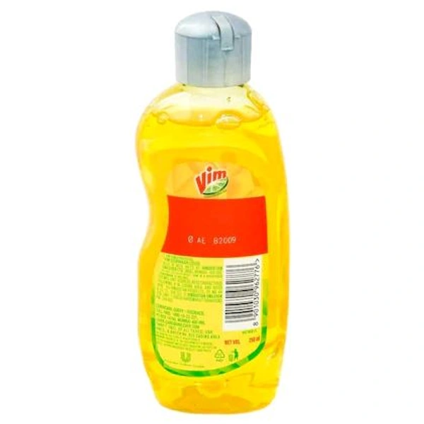 Vim Lemon Concentrated Dishwash Liquid 250 ml