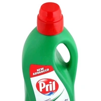 PrilLimited StockPril Lime Liquid Dishwash Gel - 2 L | Dish Cleaning Liquid Gel with German Technology - Active Power Molecules Leaves No Residue, Grease Cleaner For All Utensils