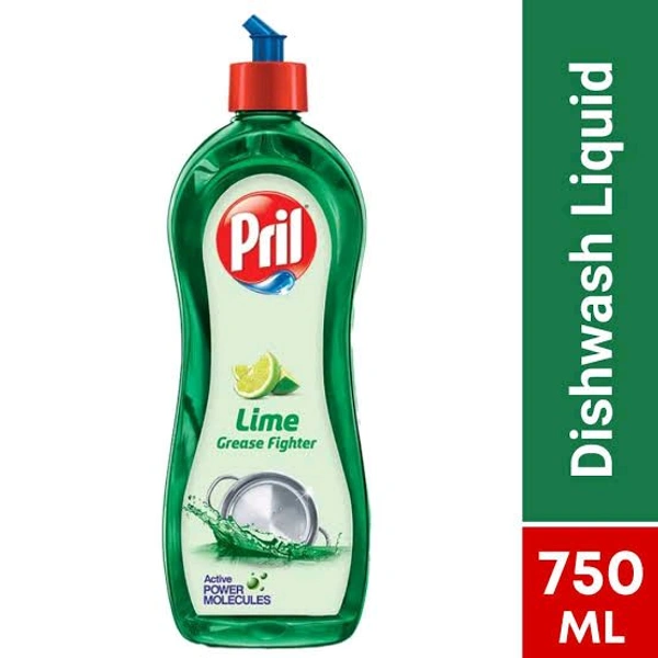 Pril Perfect Lime Grease Fighter Dishwash Liquid 750 ml