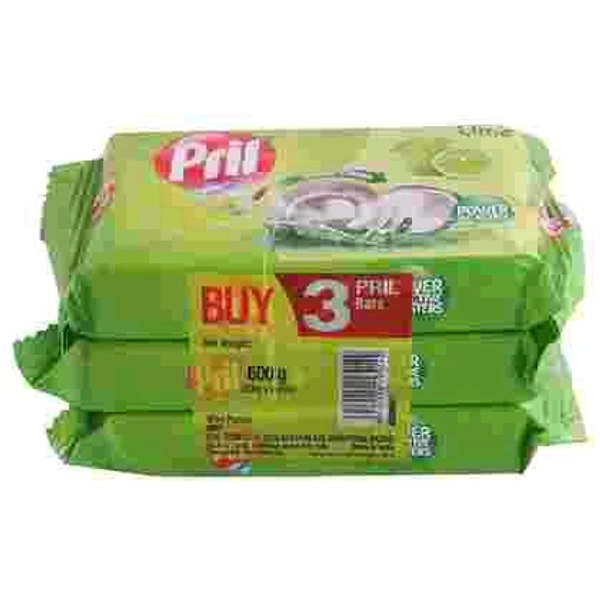 Pril Lime Insta Clean Dishwash Bar 200 g (Pack of 3)