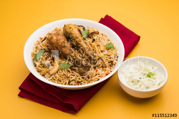 Chicken Biryani With Raita - Full
