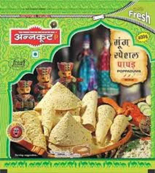Ankoot Moong Special Papad 400grm