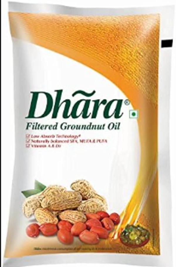 DHARA GROUNDNUT OIL 1 LITRE - 1LITRE