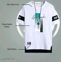 Stylish Fashionista Men Tshirts - White, M