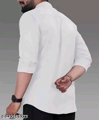Pretty Fashionable Men Shirts - White, XXL