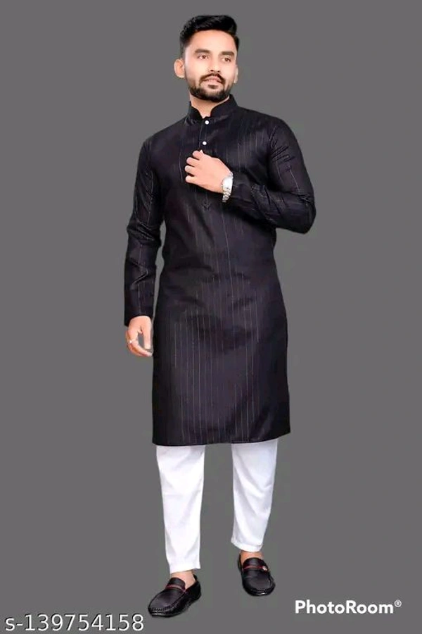 Comfy Men Kurtas - Black, XXL