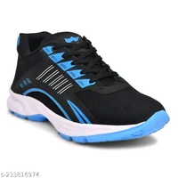 Blue Solid Men Running Sport Shoes For Men - IND-6