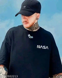 Tshirts For Men Cotton Fabric  - M