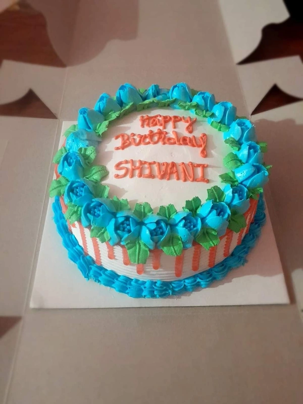 BLUE CREAM CAKE