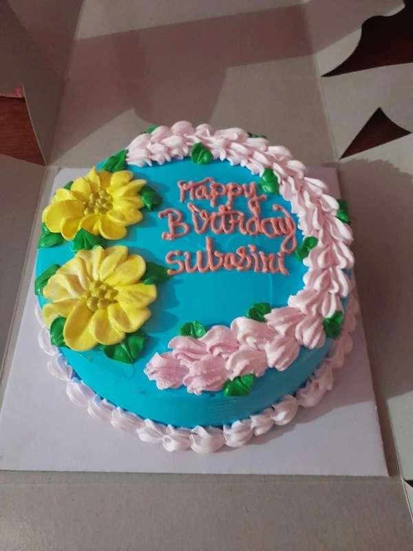 BLUE CREAM CAKE