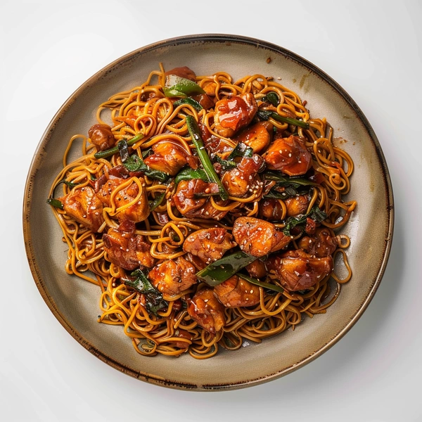 chicken schezwan noodles