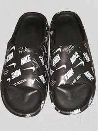 Perfect Washable Flip-Flop & Slipper Slides Walking Slipper For Men (Black): - Black, 6