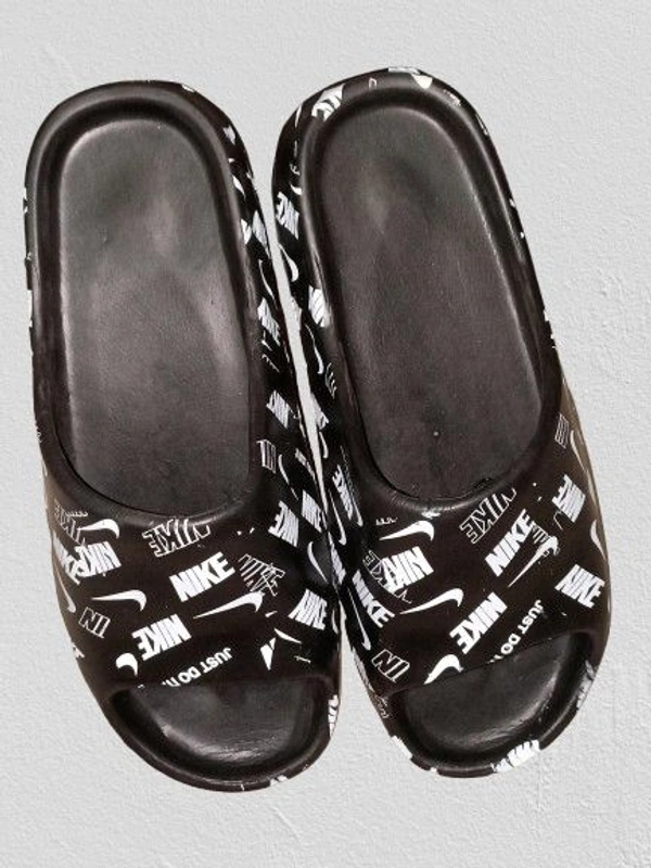 Perfect Washable Flip-Flop & Slipper Slides Walking Slipper For Men (Black): - Black, 6
