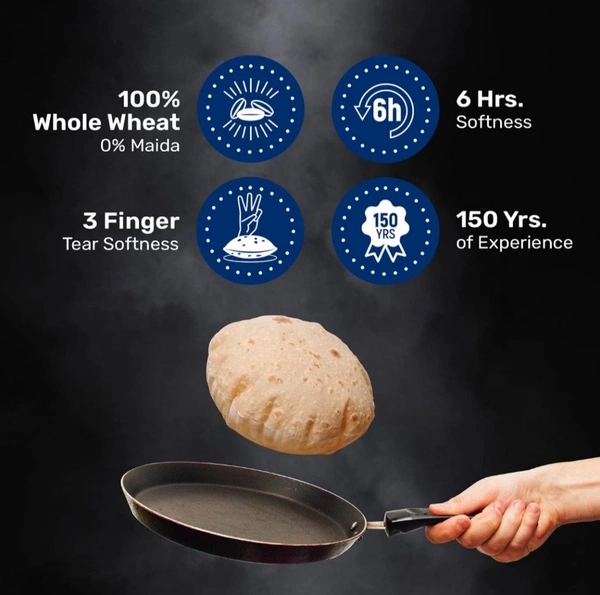 PILLSBURY Pillsbury Chakki Fresh Whole Wheat Atta | 100% Wheat Atta| Upto 6 hours of Softness| 5kg